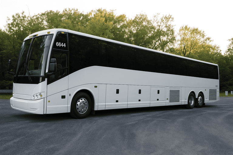 exterior of National City Charter Bus coach bus