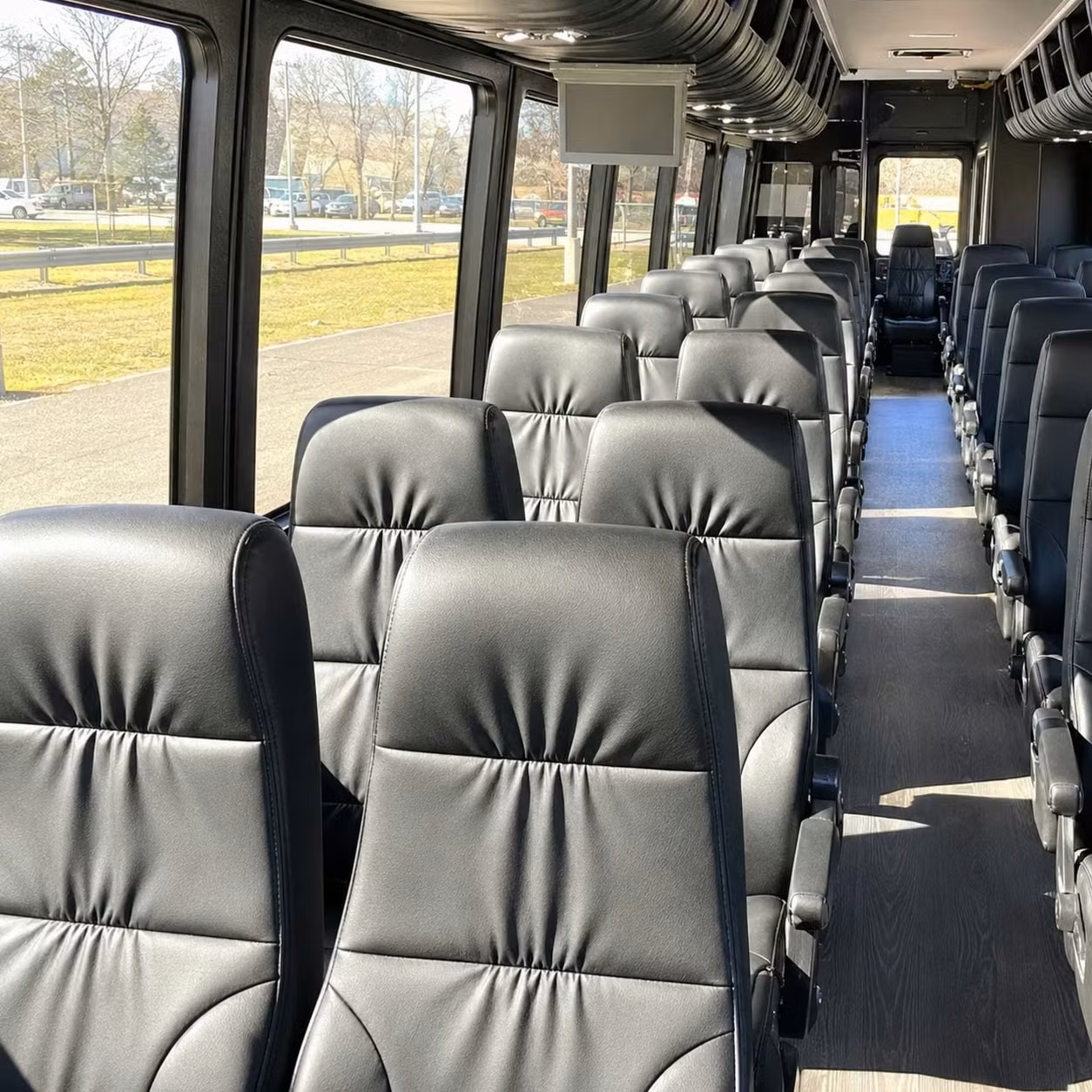 35 passenger minibus inside