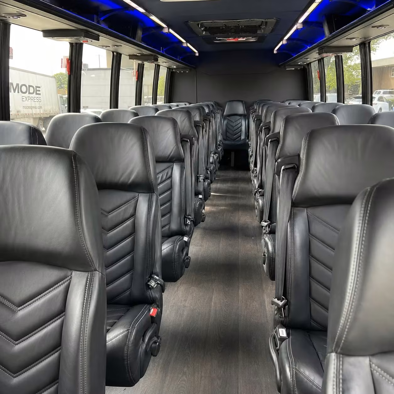 35 passenger minibus interior