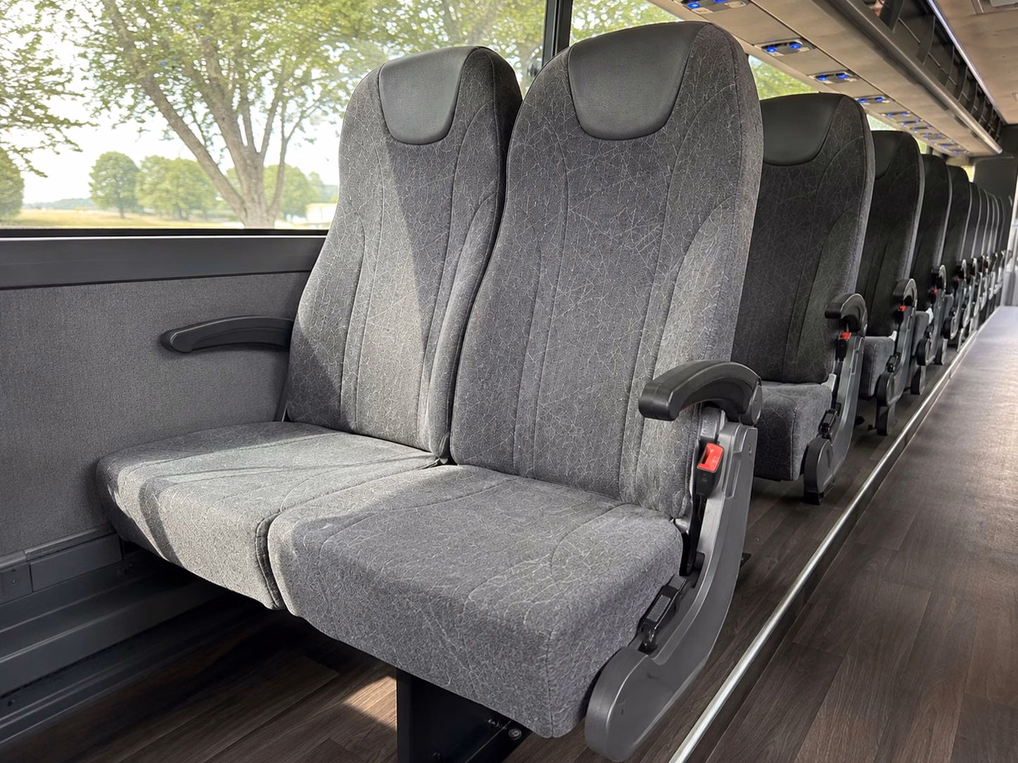how bus type and size change charter bus prices in national city california