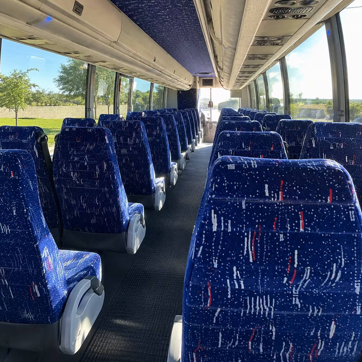 national city charter bus interior